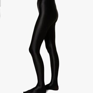 Stems Slick Gloss Tights in Black NWT